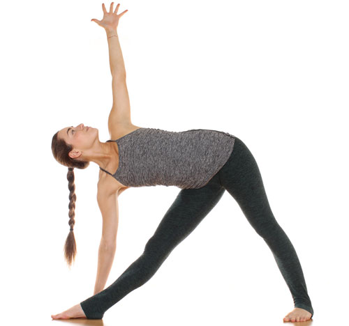 Utthita Trikonasana (حرکت مثلث ساده) اوتیتا اریکون آسنا