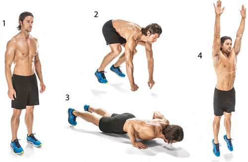حرکت برپی (Burpees)