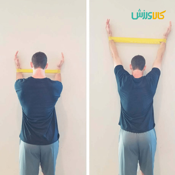 تقویت شانه و کتف با تمرین Forearm Wall Slide