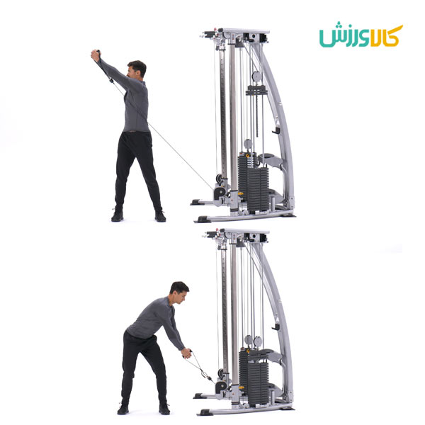 دستگاه شکم سیمکش ایستاده