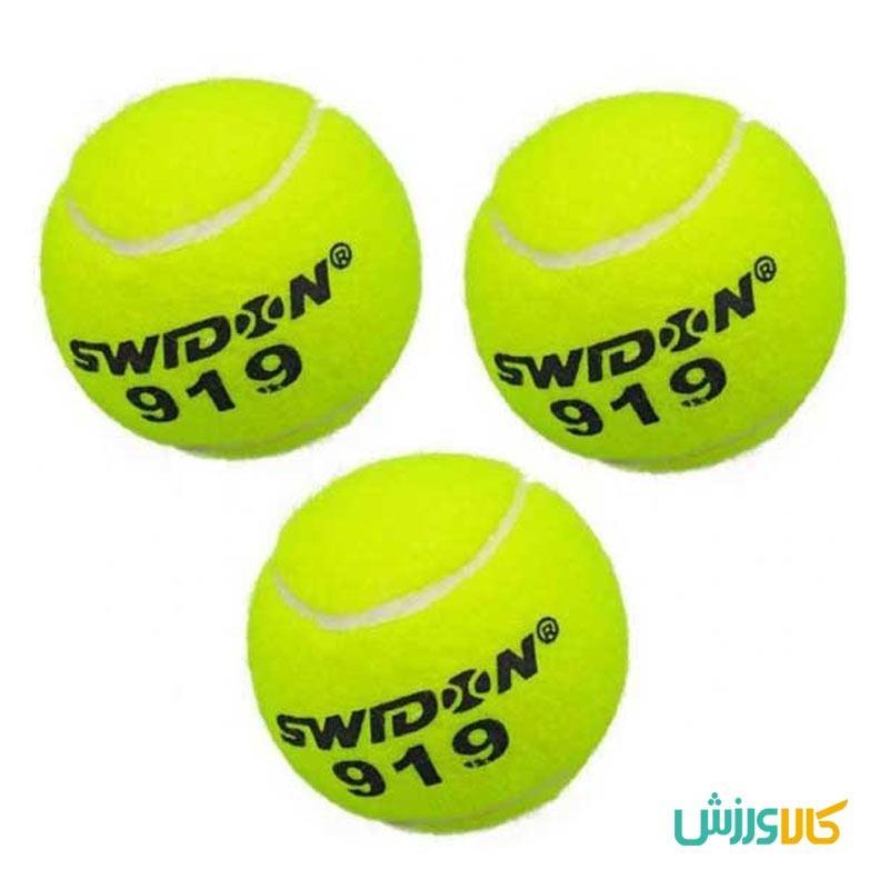 توپ تنیس 919 بسته 3 عددیSWDON 919 Tennis Ball 3 Packs