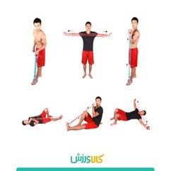 فنر تقویت عضلات سینه لیوآپ مدل LS3641Liveup Chest Expander thumb 8008