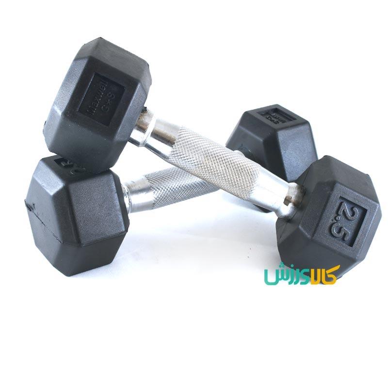 دمبل شش ضلعی 2.5 کیلوییHexagonal Dumbbell2.5 Kg