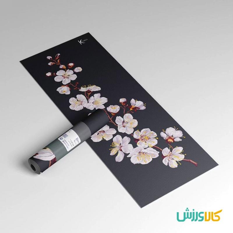 مت یوگا روکش دار پارچه ای اعلاءRubber yoga mat
