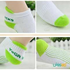 جوراب یوگا و پیلاتس ضد لغزش مدل مچیYoga and Pilates ankle grip sock thumb 11679