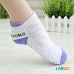جوراب یوگا و پیلاتس ضد لغزش مدل مچیYoga and Pilates ankle grip sock thumb 11685