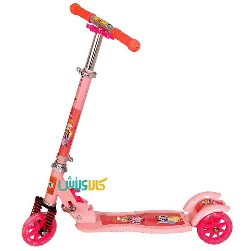 اسکوتر 3 چرخ متوسط پرنسس دیزنیRejal Disney Princess Scooter