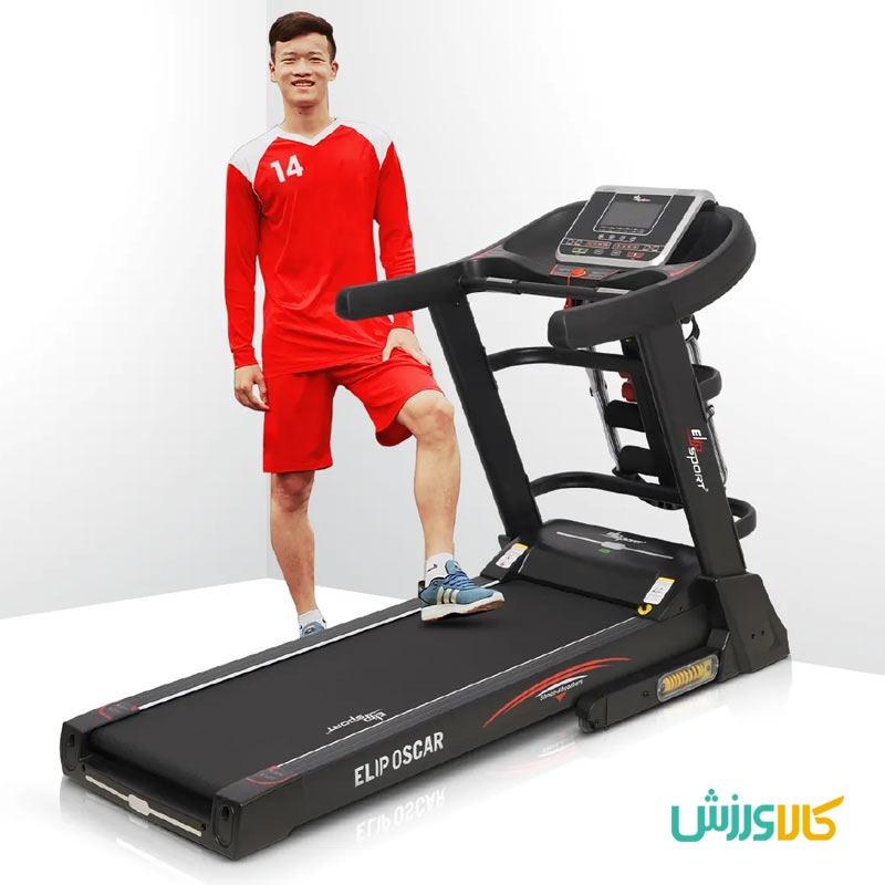 تردمیل خانگی چندکاره الیپ اسپرت مدل اسکار 8008ELIP Sport Treadmill Oscar 8008