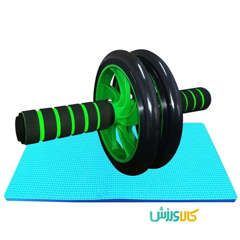 چرخ تمرین شکم مدل دوبل ژله ایDouble Wheel