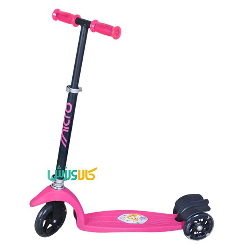 اسکوتر ۳ چرخ چراغدار میکرو (۲ چرخ عقب)micro scooter