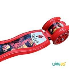 اسکوتر 3 چرخ متوسط دختر کفشدوزکیRejal Ladybug Girl Scooter thumb 11687